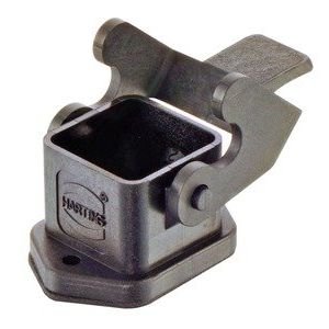 Harting - Gehäuse für Rechtecksteckverbinder Anbaugehäuse 09200030327 HAN 3A-AGG-QB sw