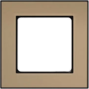 Peha - Abdeckrahmen Rahmen 1-fach D 20.671.244.192 Glaseffekt sand-psw