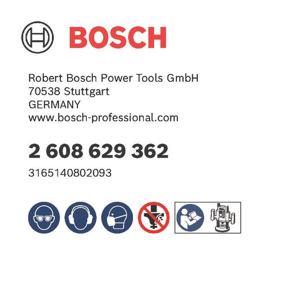 Bosch - Fräser Nutfräser Expert for Wood, 2608629362 Carbide 8 mm D1 20