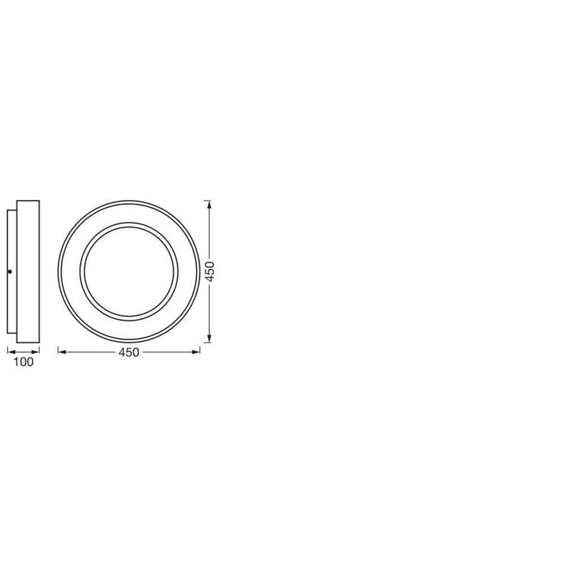 Ledvance - Decken-/Wandleuchte LED-Deckenleuchte SUN_H #4058075762763 weiß