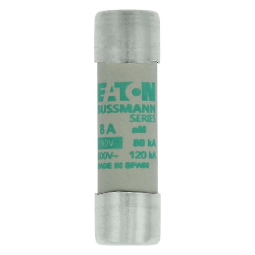 Eaton - Zylindrische Sicherung Sicherungseinsatz Nieders. SICHERUNG #C14M8 8A AC 690V 80kA − 10 Stück