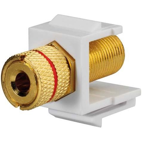 Rutenbeck - Kommunikationstechnik-Adapter Kommunikationsadapter KMK-LS rot sw Keyst.-Lautsprecher − 1 Stück by Rutenbeck
