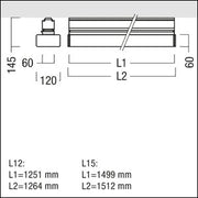 Zumtobel Group - Decken-/Wandleuchte LED-Leuchte ECOOS2 440 #42933288 940