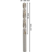 Bosch - Bohrer PRO Metal HSS-G 2608585506 Spiralbohrer 7,8 x