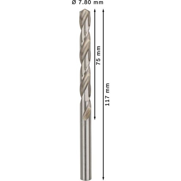 Bosch - Bohrer PRO Metal HSS-G 2608585506 Spiralbohrer 7,8 x