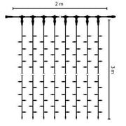Scharnberger+Hasenbein - Festbeleuchtung LED-Lichtervorhang 58531 2x3m 230V Ind. wws