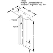 Rico - Hängestiel für Kabeltragsystem Hängestiel 16A3-400