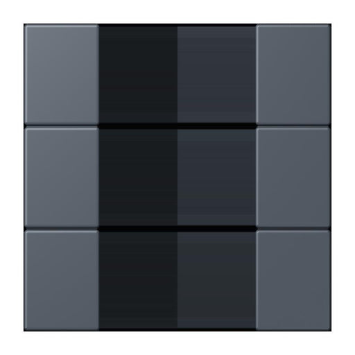 Jung - Abdeckung/Bedienelement für Installationsschalterprogramme Tastensatz 3fach LC 503 TSA 262 gris fonce 59