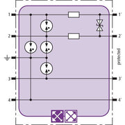 DEHN - Überspannungsableiter für Informations-/MSR-Technik Überspannungsabl.-Modul BXT ML2 BD S EX 24 f. 1 Doppelader
