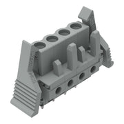 WAGO - Leiterplattensteckverbinder THT-Federleiste gerade 232-134/039-000 Rastermaß 5mm,grau − 50 Stück