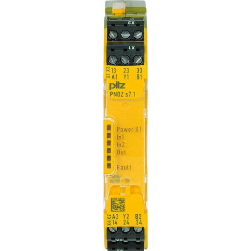 Pilz - Gerät zur Überwachung von sicherheitsgerichteten Stromkreisen Kontakterweiterung PNOZ s7.1 #750167 24VDC 3 n/o  cascade