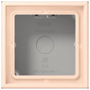 Jung - Aufputzgehäuse für Unterputzgerät Aufputz-Kappe 1fach LC 581 A 228 rose pale (32091)