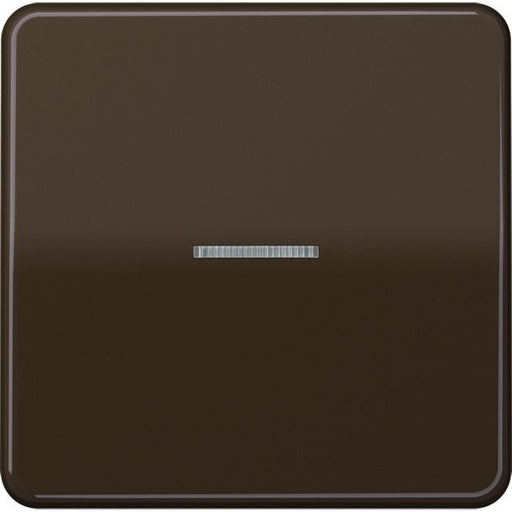 Jung - Bussystem-Tastsensor KNX RF Taster 1fach CD 10911 ST RF BR Duroplast, Serie CD