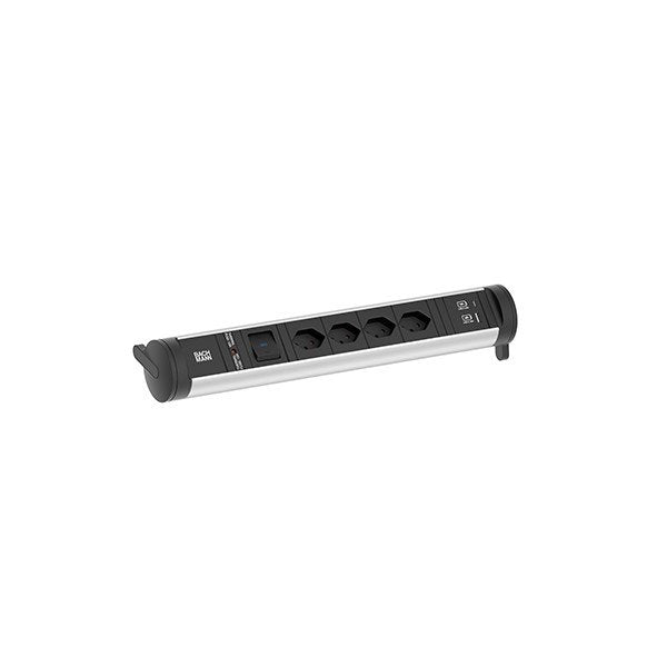 Bachmann - Multi-Tischsteckdose Steckdosenleiste 706.008 CYCLE Base 4xCH
