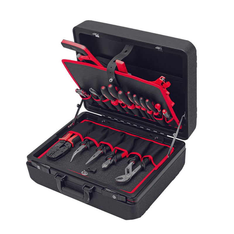 Cimco Werkzeuge - Werkzeugset Meisterkoffer -Bomber 170376 m.23 Werkzeugen