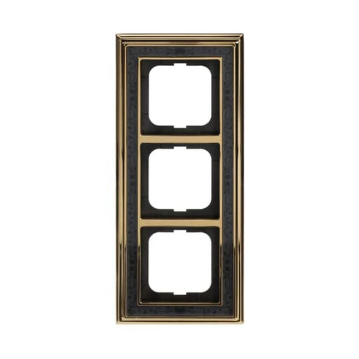 Busch-Jaeger - Abdeckrahmen Rahmen 3-fach 1723-833 ms/pol Dekor anth − 1 Stück by Busch-Jaeger
