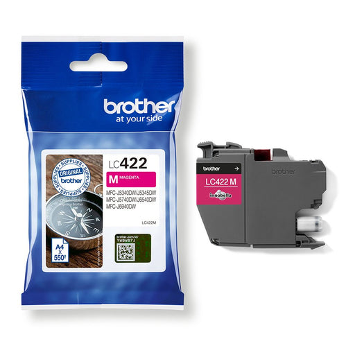 Brother - Verbrauchsmaterial für Telefax/Drucker/MFC Tintenpatrone LC-422M magenta
