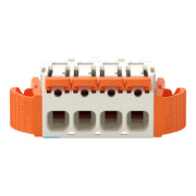 WAGO - Kabelsteckverbinder für Leiterplattensteckverbinder Federleiste 1-Leiter Hebel 2721-1104/037-000 Push-in Cage Clamp − 50 Stück