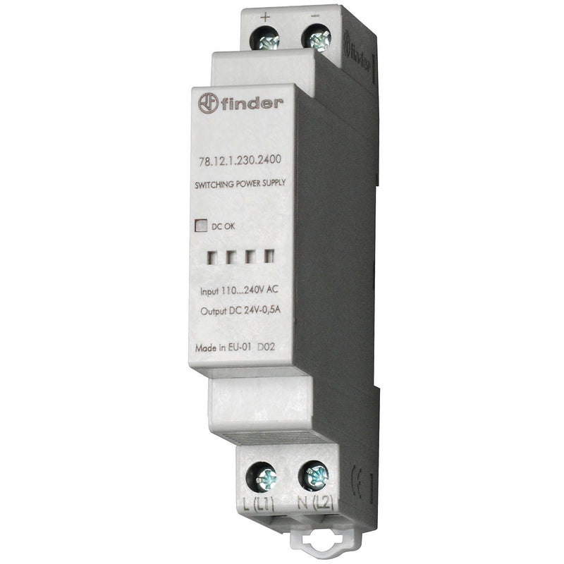 Finder - Gleichstromversorgung Schaltnetzteil 78.12.1.230.2400 24VDC 12W