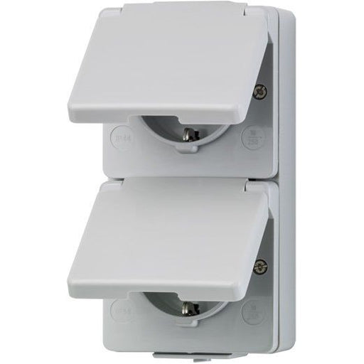 Jung - Steckdose SCHUKO-Steckdose 2-fach 622 W 16A 250V senkr
