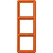 Jung - Abdeckrahmen Rahmen 3-fach orange CD 583 WU O waage/senkrecht