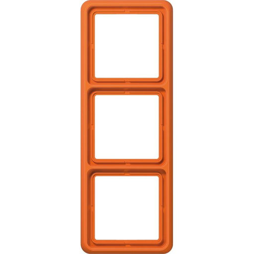 Jung - Abdeckrahmen Rahmen 3-fach orange CD 583 WU O waage/senkrecht