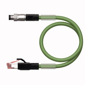 Turck - Rundsteckverbinder, feldkonfektionierbar (Industriesteckverbinder) Leitung für Industrial PSGS4MRJ45S441425M Ethernet − 1 Stück