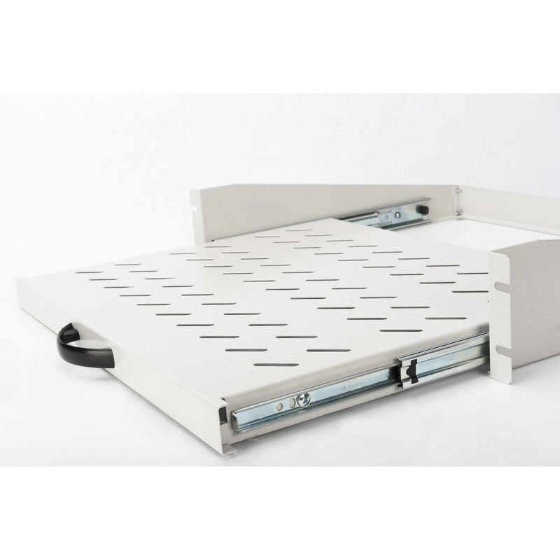 DIGITUS - Komponente für den Ausbau (Schaltschrank) Ausziehbarer Fachboden DN-19-TRAY-2-450 2HE,RAL 7035