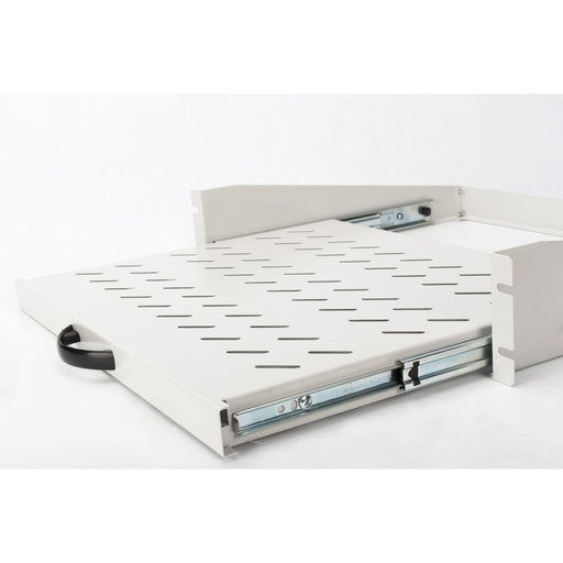 DIGITUS - Komponente für den Ausbau (Schaltschrank) Ausziehbarer Fachboden DN-19-TRAY-2-450 2HE,RAL 7035