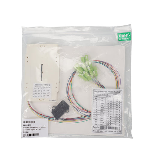 EFB-Elektronik - LWL-Pigtail Bestückte Spleißkassette 53.100.210