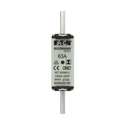 Eaton - Messersicherung Sicherungseinsatz Nieders. NH FUSE 63#63NHG01BI 63A AC 500V 120kA − 3 Stück