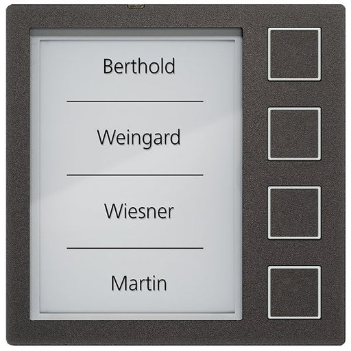 TCS Tür Control - Funktionsmodul für Türkommunikation Klingeltastenmodul AMI10914-0057 4-Tasten SW
