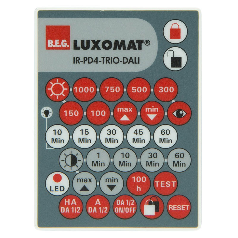 BEG Brück Electronic - Zubehör/Ersatzteile für Bewegungsmelder IR-Fernbedienung IR-PD4-TRIO-DALI
