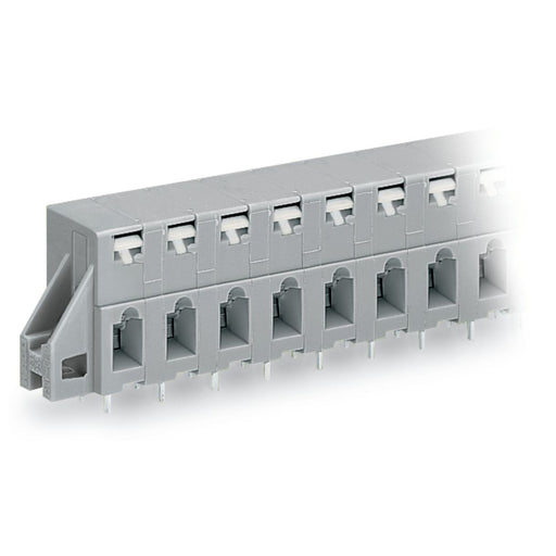 WAGO - Leiterplattenklemme 741-322 Drücker,2,5 mm²,grau − 40 Stück