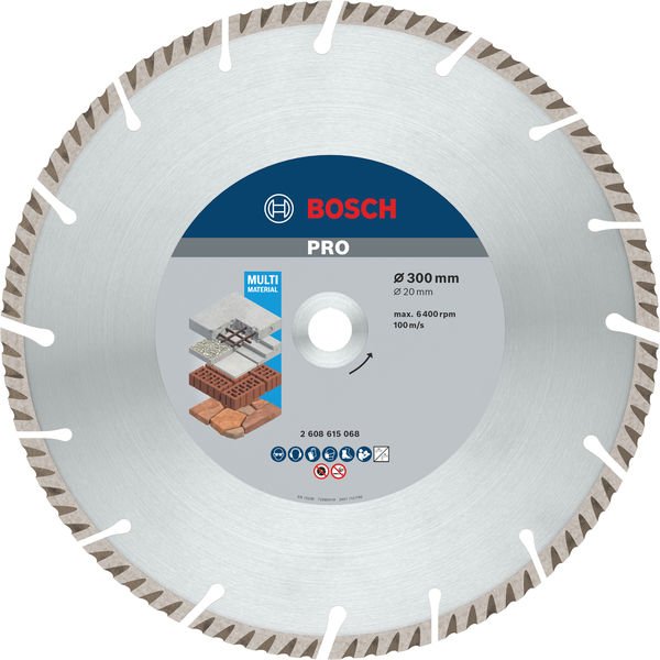 Bosch - Trenn-/Schleifscheibe PRO Multi Material 2608615068 Diamanttrennscheibe