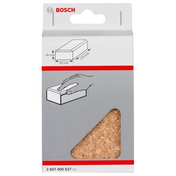 Bosch - Schleifblock Handschleifklotz, Länge x 2607000637 Breite: 80 x 120 mm