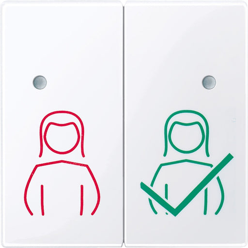 Merten - Zentralelement Klinikinstallation Tastfläche 2f.aws/gl MEG4842-0325 f.Ruf-/Abst.Taster