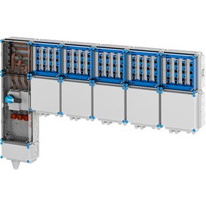 Hensel - Verteilerschrank für Energieversorgung Ladeverteiler Mi EV 22kW 20000 f.20 Ladep. a 22kW