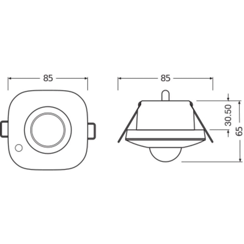 Ledvance - Lichtregelsystemkomponente VIVARES Sensor VIVARES ZB L/O SENS