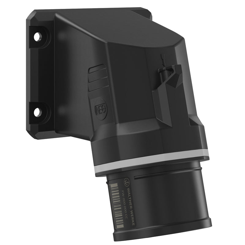 Walther Werke - CEE-Gerätestecker (IEC 60309) CEE NEO Anbaugerätestecker FW711512CC 16A 5P 12h IP54 − 10 Stück