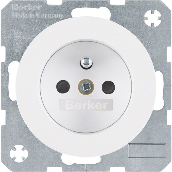 Berker - Steckdose pows/gl 6765762089 m.Schutzkontaktstift