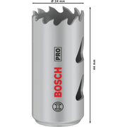 Bosch - Lochsäge PRO Multi Material 2608901497 Lochsäge 24 mm mit