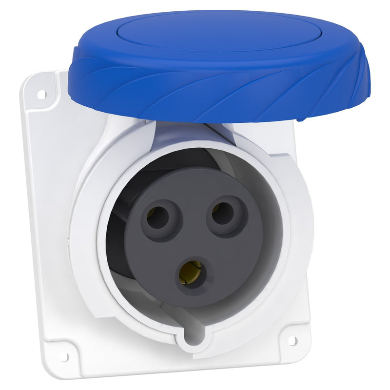 Schneider Electric - CEE-Anbausteckdose (IEC 60309) Industriesteckdose PKY32F723 gewinkelt, 32A, 2p+E