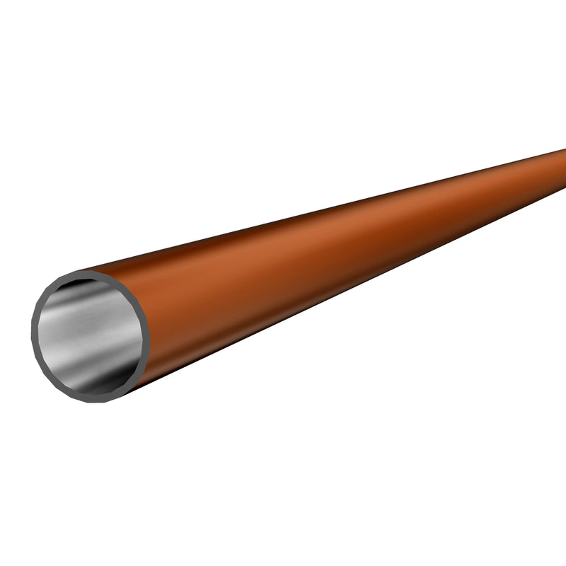 SL Rack - Signalgeber für wettergeschütztes Telefon Schneefangrohr 3000mm 91771-01 Ziegelrot RAL 8004