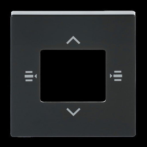 Busch-Jaeger - Einsatz/Abdeckung für Kommunikationstechnik Zentralscheibe anth 6108/61-81 7-fach KNX