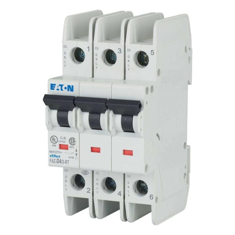 Eaton - Leitungsschutzschalter 3p. FAZ-D4/3-RT 4A Charakt.: D