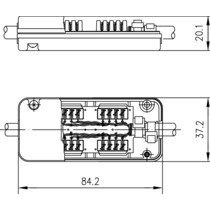 Telegärtner - Kommunikationstechnik-Adapter Verbindungsmodul 100023273 VM8-8Cat.7A(1000MHz)
