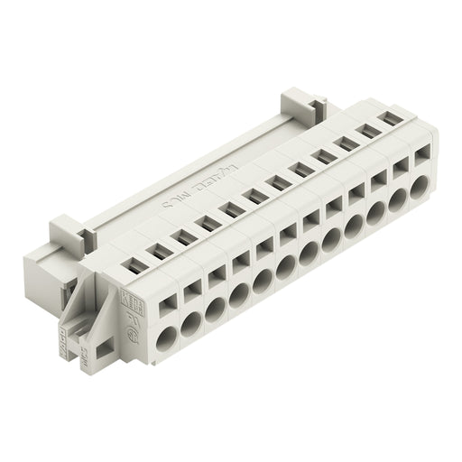 WAGO - Kabelsteckverbinder für Leiterplattensteckverbinder 1-Leiter-Stiftleiste 721-612/019-000 CAGECLAMP,2,5mm²,lgr − 25 Stück