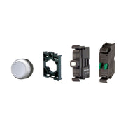 Eaton - Frontelement für Drucktaster Leuchtdrucktaste RMQ-Titan M22-DL-W-K10LED-BVP flach tastend