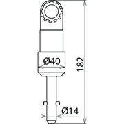 DEHN - Zubehör/Ersatzteile für Sicherheitsgeräte Adapter mit Zahnkupplung AD SQ ZK 165 Spindel/Querstift